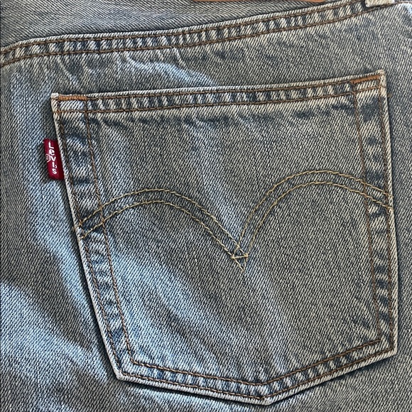 Levi's Blue Jean Shorts for Women - Picture 4 of 6
